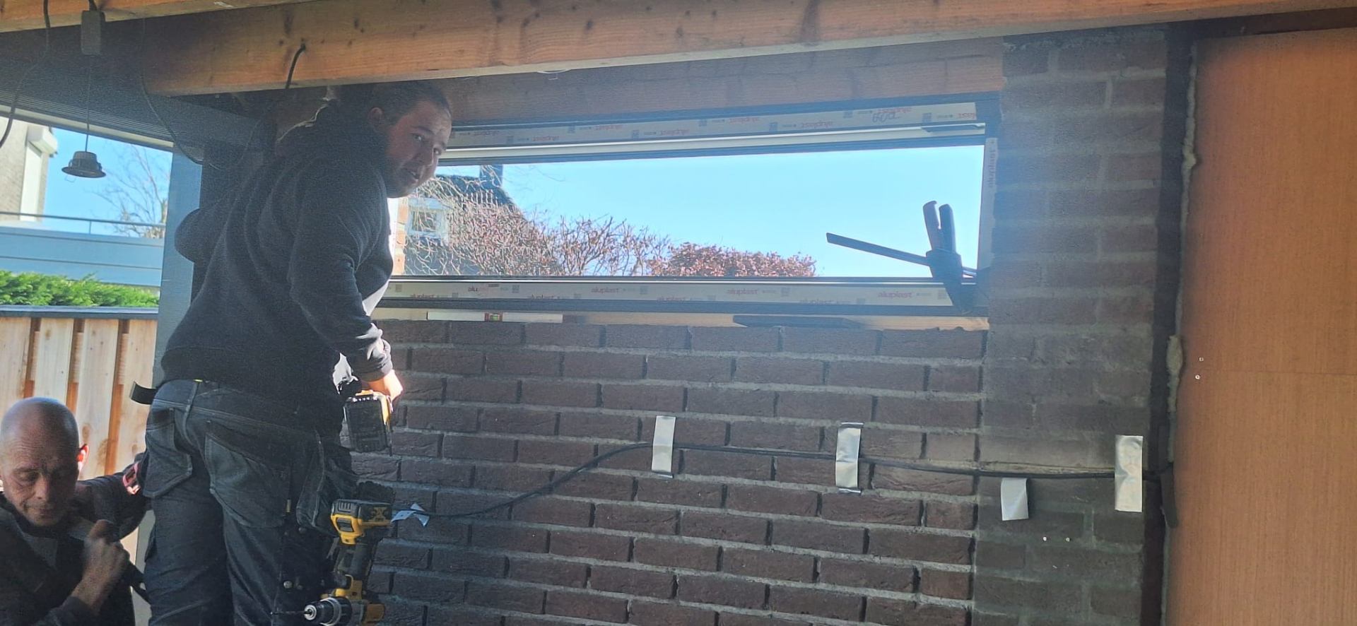 Window installation by professionals