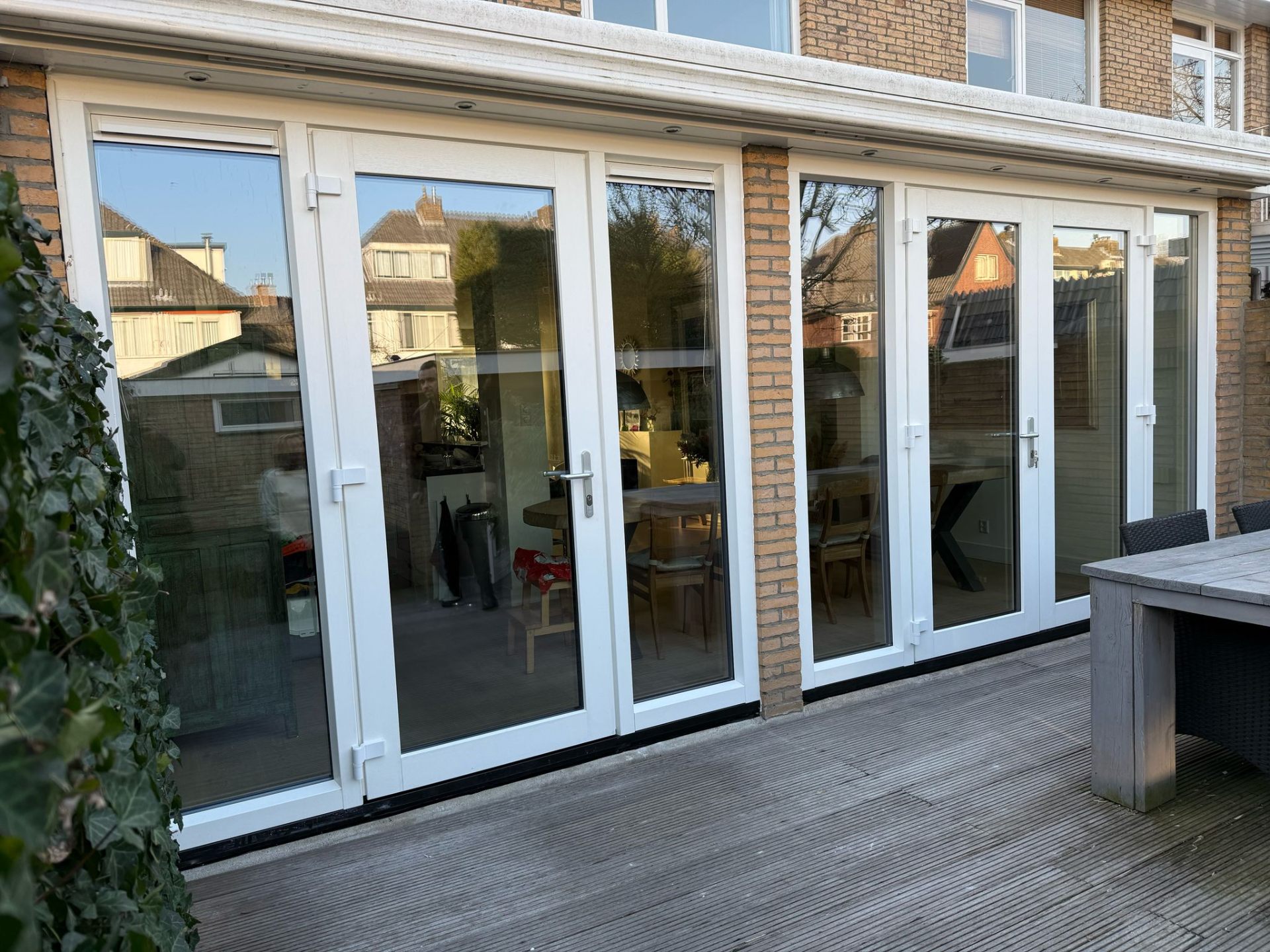 Modern house with new PVC windows