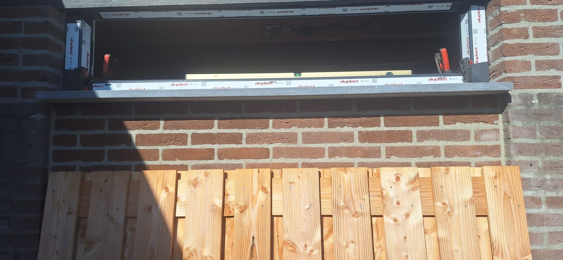 Aluplast window frame detail